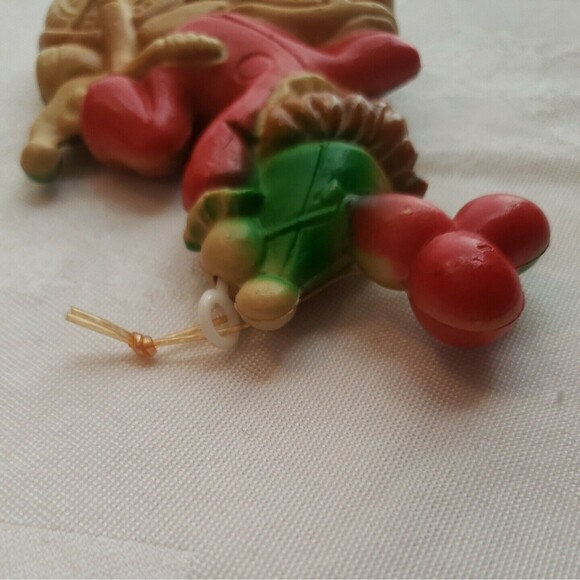 Vintage Christmas Tree Ornaments Blow Mold Humpty Dumpty Clown Made in Hong Kong - Picture 11 of 11